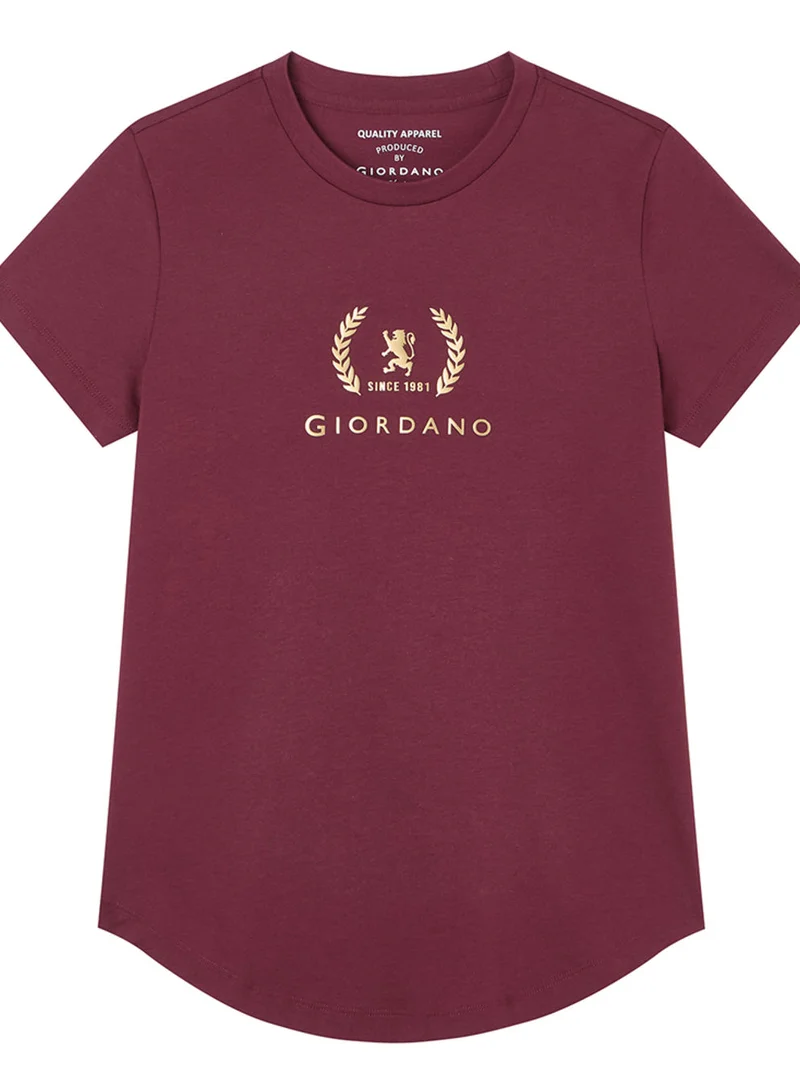 Women’s Regular Fit Cotton Crew Neck Printed Tee